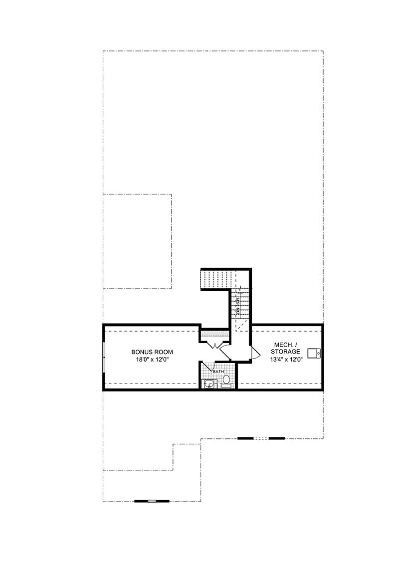 Second floorplan of the available Madison SP homeplan at Marlowe in Woodstock.